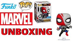 Funko Pop Venomized Spider Man 598 Unboxing [upl. by Eilama409]