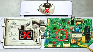 Fan Blower Motor Wont Work When Display Is In Mini Split AC Circuit [upl. by Doreen]