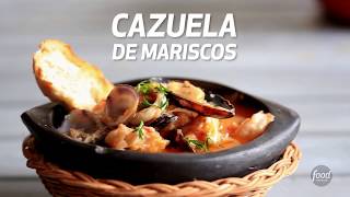 Cazuela de Mariscos  Recetas Fáciles  Food Network Latinoamérica [upl. by Jamey257]