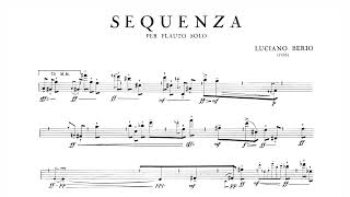 Berio  Sequenza I score HD [upl. by Kato164]