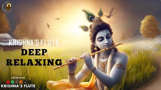 Krishna Flute  Deep Relaxing Music  Sleep Music  Meditation Music Study Calming Music [upl. by Tepper991]