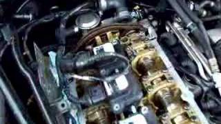 Audi engine problems Ticking noise valve cover off [upl. by Doralia]