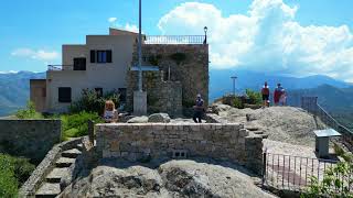 le village de santAntonino  4K  la Corse vue du ciel  les richesses du patrimoine naturel Corse [upl. by Eoz]