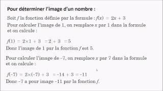 Niveau 3ème  Fonction et formule [upl. by Aehtela324]