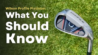 Wilson Profile Platinum Golf Clubs Review Amazon Golf Clubs Review [upl. by Rebmeced]