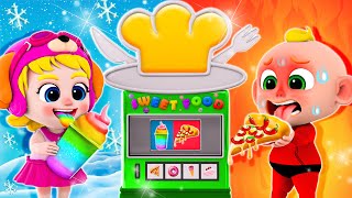 Learns Colors with Ice Creams  Magical Ice Cream Robot Vending Machine ✨Learn Colors for Children [upl. by Alwin]