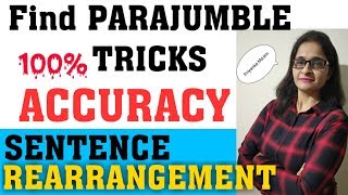 Best Tricks to Solve Para Jumbled Sentence  Sentence Rearrangement Tricks  by Priyanka Mam [upl. by Nassah]