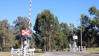 Healesville  Kingslake Rd Level Crossing  Upgraded [upl. by Noivad]