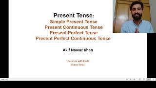 Lec  All Present Tenses in 07 Minutes  Basic Grammar  Tutor Time [upl. by Dosia]