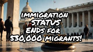 Hidden CRISIS Behind Americas Immigration Policy Biden ends the legal status of 530000 migrants [upl. by Nurav]