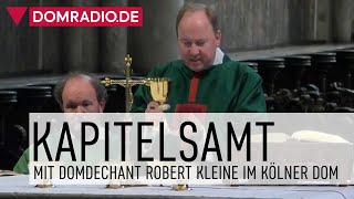 Kapitelsamt mit Domdechant Robert Kleine am zwölften Sonntag im Jahreskreis aus dem Kölner Dom [upl. by Bozovich351]