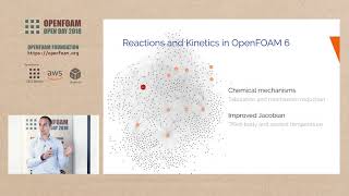 OpenFOAM Open Day 2018 Reactions and Kinetics in OpenFOAM 6 [upl. by Pearl]