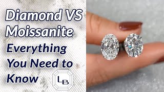 Diamonds VS Moissanite  Everything you Need to Know 2022 Edition [upl. by Divod]