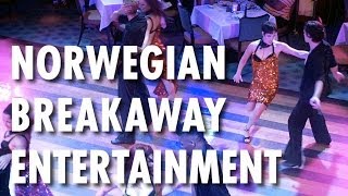 Norwegian Breakaway Tour amp Review Entertainment  Norwegian Cruise Line  Cruise Ship Review [upl. by Ellecram]