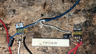 940 transistor and 2073 transistor amplifier amplifier video [upl. by Noryk]