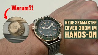 Was bringt das Heliumventil der neuen Omega Seamaster Diver 300M Titan amp Bronzegold [upl. by Hareema]