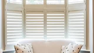 Curved Bay Window Vertical Blinds UK Designs [upl. by Yenahc]