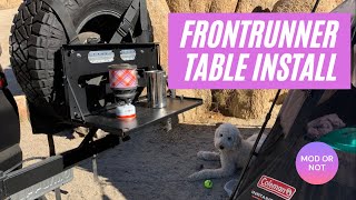 How I Attached a Front Runner Table onto My 4Runner Tire Carrier Detours of Maine [upl. by O'Donnell449]