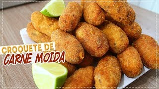 Receita de croquete de carne [upl. by Camellia]