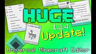 Minecraft HUGE Universal Minecraft Editor Update124 [upl. by Eiramik]