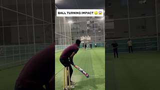 Opening batsmen trying to hit the ball hard 🏏 Unbelievable turn  Turf Cricket cricket shorts [upl. by Erda417]