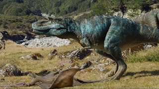 Gorgosaurus hunting a low flying Pterosaur  Walking with Dinosaurs 3D [upl. by Learsi]