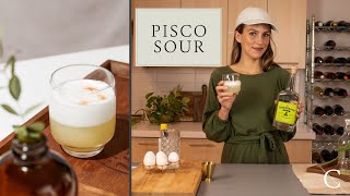 COMMENT FAIRE UN PISCO SOUR AUTHENTIQUE  Tutoriel cocktail [upl. by Ainaznat]