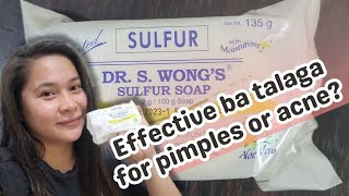 DR S WONGS SULFUR SOAP WITH MOISTURIZER FIRST IMPRESSION [upl. by Witha]