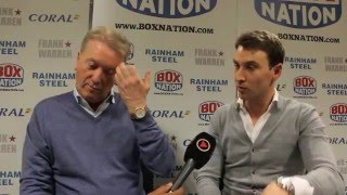 FRANK WARREN amp GEORGE WARREN TALK BOXNATION ON SKY PPV BOX OFFICE EXCLUSIVITY amp EDDIE BARRY HEARN [upl. by Gilus]