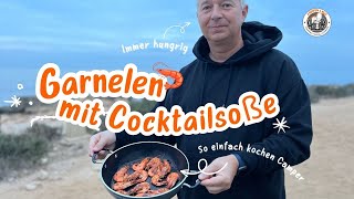 Garnelen mit Cocktailsauce  So einfach kochen Camper 😂  Kochen im Wohnmobil [upl. by Nichols415]