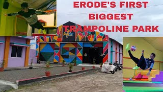 ERODES FIRST BIGGEST TRAMPOLINE PARK Full review in tamiltrendingtamilreviewfunkyerode [upl. by Onitsoga980]