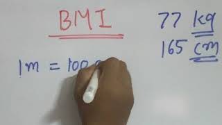 BMI  How to Calculate BMI [upl. by Artinad]