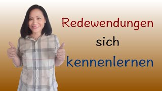 Redewendungen  sich kennenlernen  Thai Sprache lernen  26 [upl. by Skees]