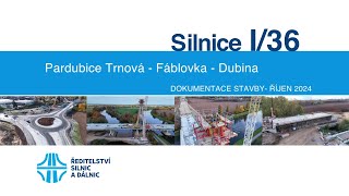 I36 Pardubice Trnová–Fáblovka–Dubina dokumentace stavby 102024 [upl. by Eelanna527]