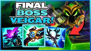 FINAL BOSS VEIGAR BUILD CRAZY AP SCALING AND BURST [upl. by Eillehs]