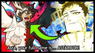 Astas True Identity is TIME DEVIL ASTAROTH Julius Fathered Liebe and Asta in Black Clover [upl. by Atinihs]