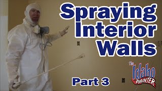 How to Spray Paint Walls and Ceilings Quickly  The Tool You MUST See [upl. by Sharman969]