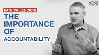 Patrick Lencioni talking about the importance of ACCOUNTABILITY [upl. by Oicirtap]