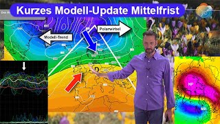 Kurzes Update Hauptläufe Mitte Feb sehr mild Wenig Kälte Polarwirbel will weiter Nord Ende Feb [upl. by Fransisco847]