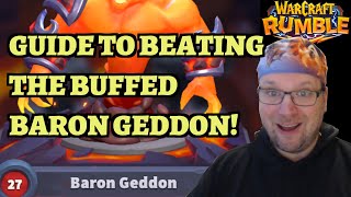 BUFFED Baron Geddon Boss Guide  Molten Core Raid F2P  Warcraft Rumble [upl. by Anaela]