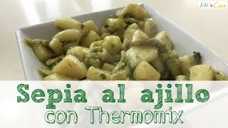 Sepia al ajillo con Thermomix paso a paso [upl. by Ahsikad455]