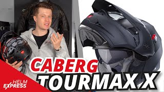 Sicherer Adventurehelm mit Klappmechanismus  Caberg Tourmax X Produktvorstellung [upl. by Aitnis]