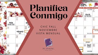 Planifica Conmigo •• NOVIEMBRE Agenda Vertical [upl. by Ydennek]