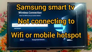 How to fix Samsung Smart TVs WiFi connection in minutes [upl. by Tav662]