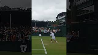 Yoshihito Nishioka at Wimbledon wimbledon tennis [upl. by Relyhs]