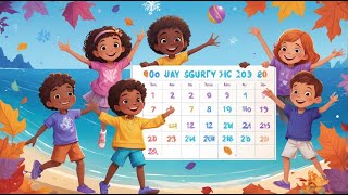 🌟 Learn the Months of the Year with Fun amp Magic  Kids Calendar Adventure  Amaris Creation [upl. by Ierbua10]