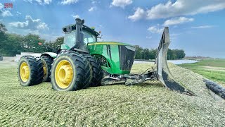 TRACTORS at Work JOHN DEERE 9510R [upl. by Gracie864]