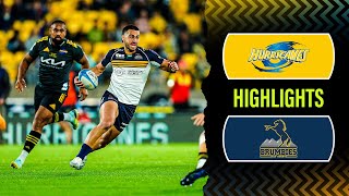 Super Rugby Pacific 2023  Hurricanes v Brumbies  Rd 10 Highlights [upl. by Engelbert775]