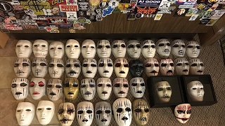 SLIPKNOT JOEY JORDISON MASK COLLECTION [upl. by Hanoj]