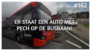 ER STAAT EEN AUTO MET PECH OP DE BUSBAAN HET LEVEN VAN DE BUSCHAUFFEUR VLOG 162 [upl. by Celeski]